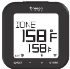OREGON SCIENTIFIC AW133 - MODALITA TEMPERATURA DESIDERATA - 1