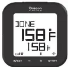 OREGON SCIENTIFIC AW133 - MODO DE TEMPERATURA PRETENDIDA - 1