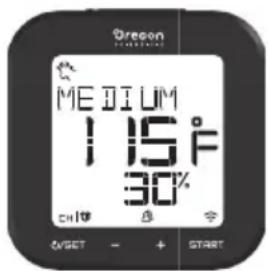 OREGON SCIENTIFIC AW133 - Iniciar o modo - 1