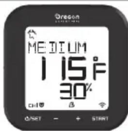 OREGON SCIENTIFIC AW133 - Start uw mode - 1