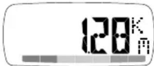 OREGON SCIENTIFIC PE82X - To view the step, distance and calorie display: - 3