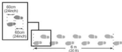 OREGON SCIENTIFIC PE82X - To calculate stride length: - 1