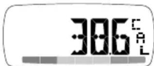 OREGON SCIENTIFIC PE82X - To view the step, distance and calorie display: - 4