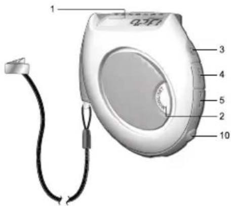 OREGON SCIENTIFIC PE82X - PE828 - VUE AVANT ET ARRIERE - 1