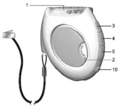 OREGON SCIENTIFIC PE82X - PE826 - VISTA ANTERIORE E POSTERIORE - 2