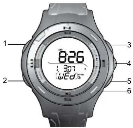 OREGON SCIENTIFIC RA126 - COMPASS WATCH - 1
