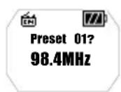OREGON SCIENTIFIC MP210 - RECHERCHE / PRÉRÉGLAGE DE STATIONS - 2