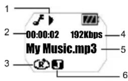 1 2 00:00:02 192Kbps My Music.mp3 3 4 5 6