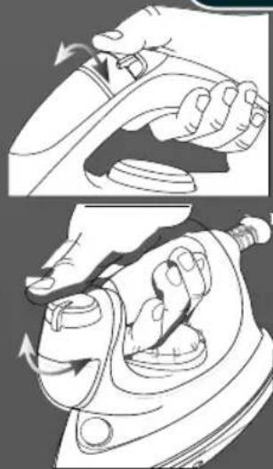 HOOVER IronSpeed SFD 4103 - Poglavje 3.3 - Kako izbrati pravo temperaturo likalne plošče in pare? - 1