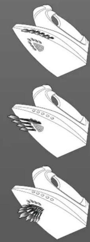 HOOVER IronSpeed SFD 4103 - Capítulo 3.3 - ¿Cómo elegir la mejor temperatura de la suela y el vapor? - 2