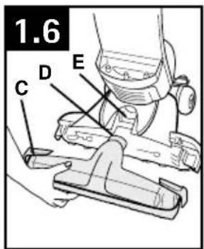HOOVER Classic FloorMate - IMPORTANT : LIRE CES INSTRUCTIONS ATTENTIVEMENT AVANT D'UTILISER L'ASPIRATEUR. - 5