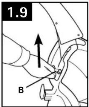 HOOVER Classic FloorMate - how to fold handle - 1
