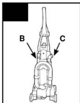 HOOVER TSeries WindTunnel - position tools - 2