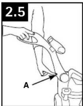 HOOVER TSeries WindTunnel - foldinG handle - 1