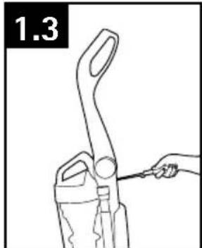 HOOVER TSeries WindTunnel - attach handle - 2