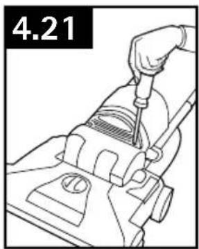 HOOVER TSeries WindTunnel - como volver a colocar la lente - 1