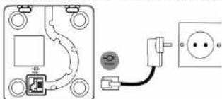 MOTOROLA D702 - Branchement du combiné et du chargeur - 1