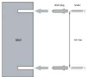 MOTOROLA D800 - Wall mounting - 4