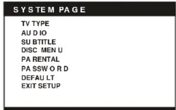 MOTOROLA H105 - SYSTEEM SETUP - 1