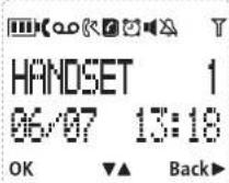 MOTOROLA D701 - Ecran du combiné - 1