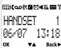MOTOROLA D711 - Écran du combiné - 1