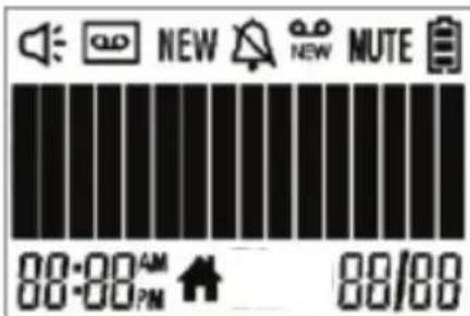 MOTOROLA L706CM - Combiné sans fil à écran ACL - 1