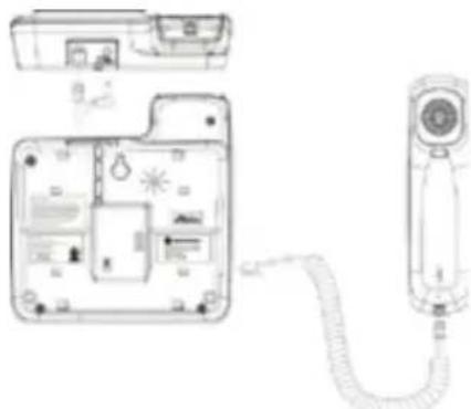 MOTOROLA L705CM - Étape 1. connecter la base avec fil - 1