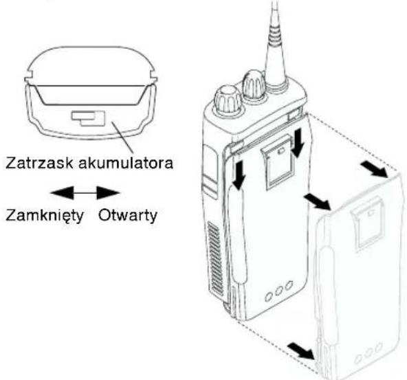 MOTOROLA CP040 - Odfaczanie akumulatora - 1