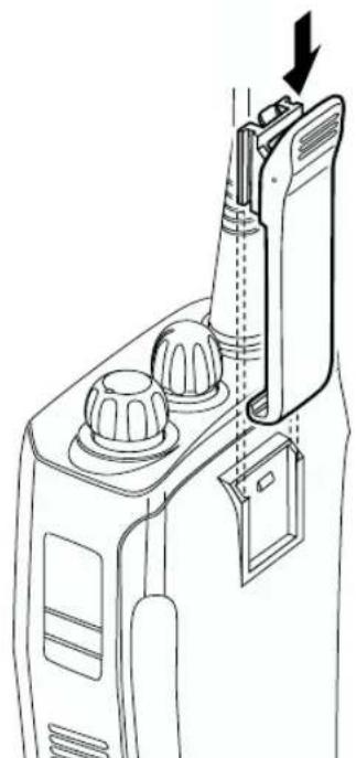 MOTOROLA CP040 - AnbringendesGurtelclips - 1
