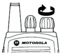 MOTOROLA CP040 - ACTIVACAO OU DESACTIVACAO DO RÁDIO - 1