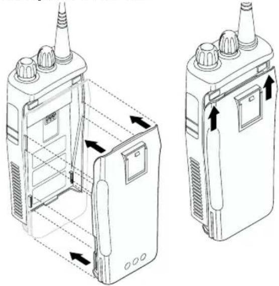 MOTOROLA CP040 - Bataryanin Takilmasi - 1