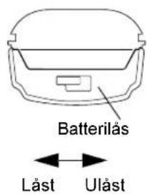 MOTOROLA CP040 - Udtagning af batteriet - 1