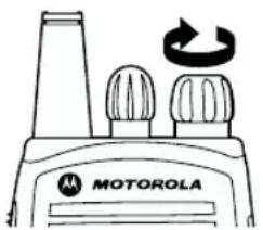 MOTOROLA CP040 - TELSIZIN AÇILMASİ VE KAPATILMASİ SES SEVIYESİN AYARLANMASİ - 1