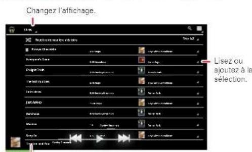 MOTOROLA XOOM 2 - ÉCOUTER DE LA MUSIQUE - 1