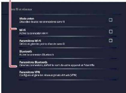 MOTOROLA XOOM 2 - Bluetooth et Wi-Fi - 1