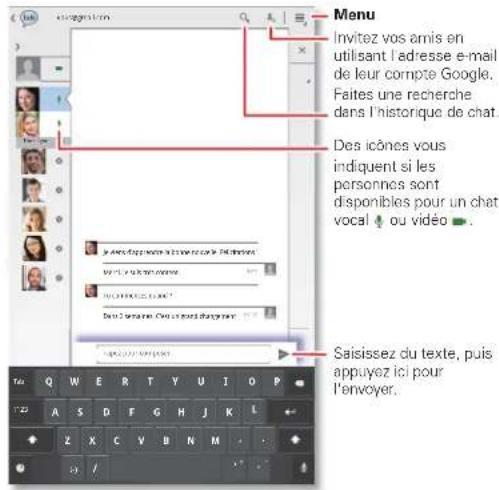 MOTOROLA XOOM 2 Media Edition - DÉMARRAGE RAPIDE:CHAT - 1