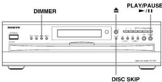 ONKYO DXC390S - Fonctions élémentaires de lecture - 1