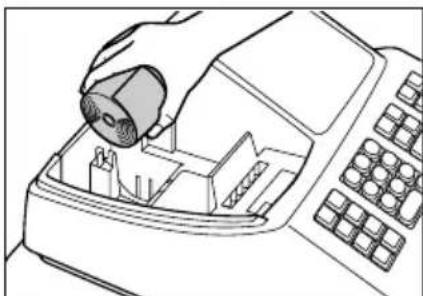 SHARP XEA102 - Step 4 Install the Paper Roll - 1