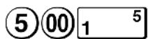 SHARP XEA102 - Calcul d'une taxa (Système de taxe: Système de T.V.A. 1 à 4 manuelle) - 1