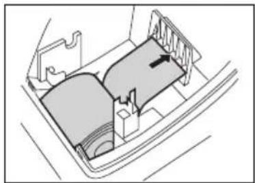SHARP XEA102 - Step 4 Install the Paper Roll - 2