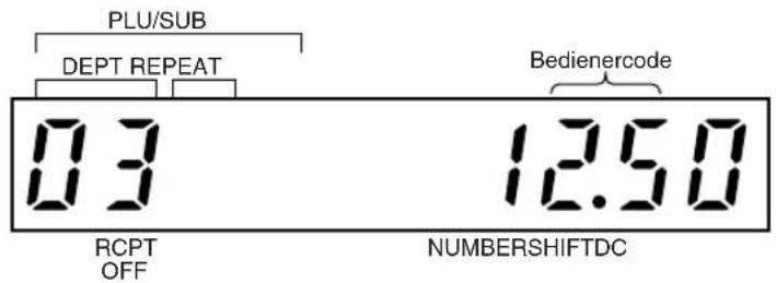SHARP XEA113 - ■ Bedieneranzeige Kundenanzeige - 1