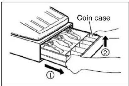 SHARP XEA113 - Removing the Drawer - 1