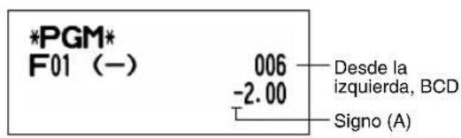 SHARP XEA113 - Ejemplo de operación de teclas - 2