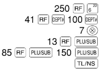 SHARP XEA113 - ■ Invoeren van terugbetalingen - 1