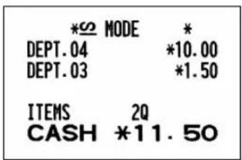 SHARP XEA113 - CORRECTION AFTER FINALIZING A TRANSACTION (Void mode) - 4