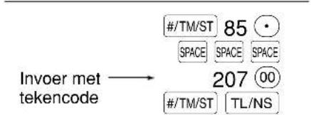 SHARP XEA113 - ■ Symbool voor nationale valuta (4 tekens) - 2