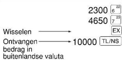 SHARP XEA113 - Gebruik van een vooraf-ingestelde koers - 1