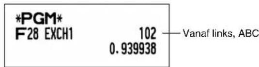 SHARP XEA113 - \*: Onderdeel: Keuze: Invoer: - 2