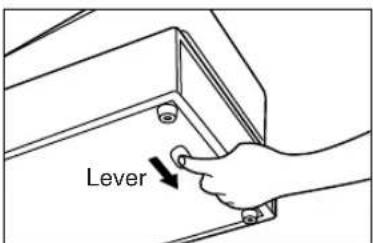 SHARP XEA113 - Opening the Drawer by Hand - 1
