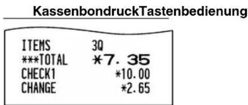 SHARP XEA113 - ■ Bar- oder Scheckeingabe - 4